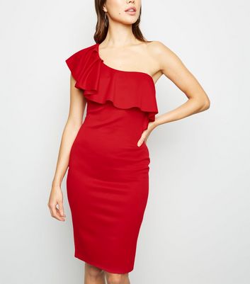 Ruffle Bodycon Dress